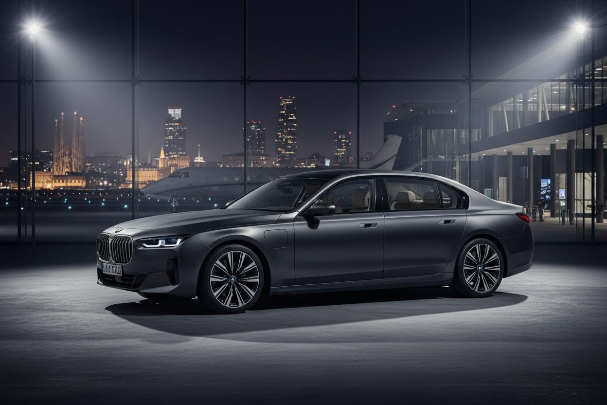 BMW 7 Series chauffeur Barcelona