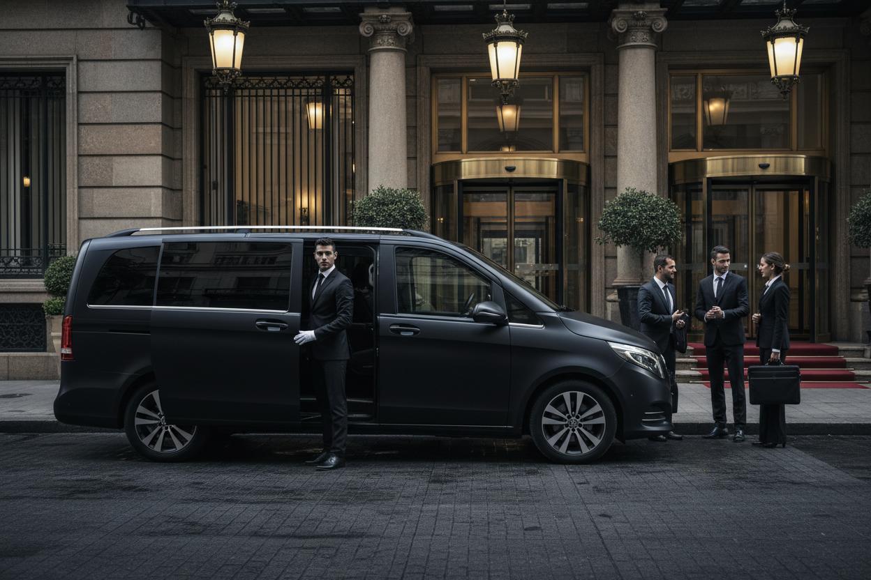 Mercedes V-Class VIP chauffeur Barcelona
